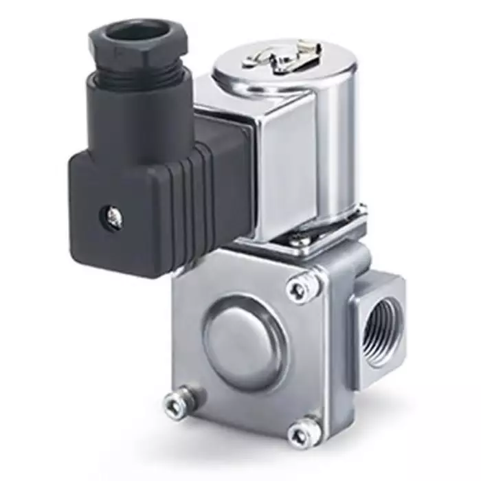SMC Solenoid Valve, 2 port(s), NC, 24 V DC, 3/4 inch, JSXD51-CN06F-5DS