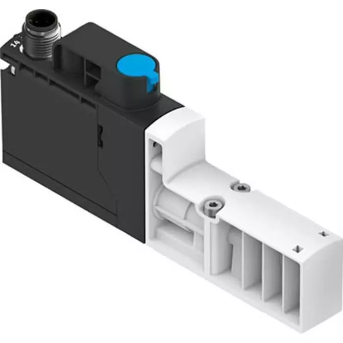 Festo Two Directional Flow Pneumatic Solenoid Valve VSVA G 1/8 Connection Port, VSVA-BT-M32CS2-MS-A2-1T1L-PZ