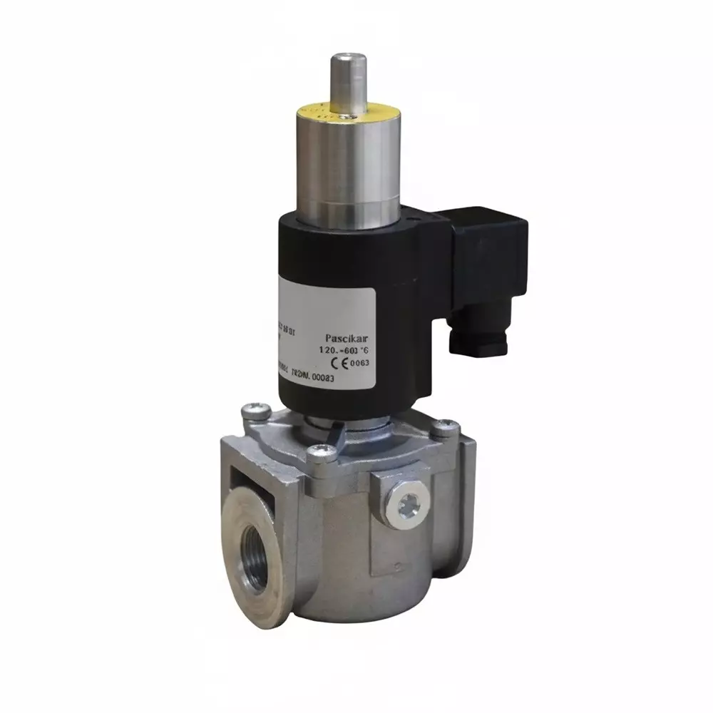 Madas Solenoid Valve Aluminium Black & Silver 360 mbar Pressure Bar for Industrial Use, EVPCR/NC DN25