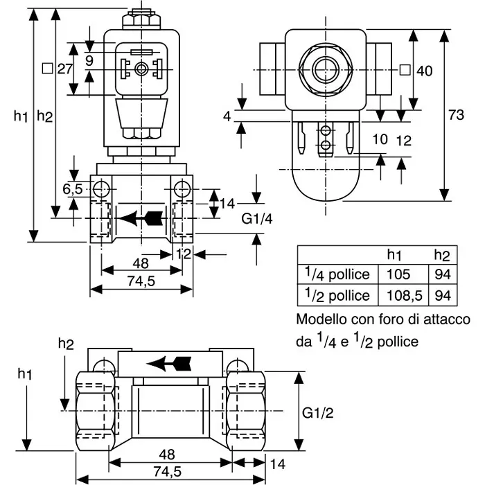 Burkert Solenoid Valve 0 2 port(s) NC 230 V AC 1/2 inch, 76551
