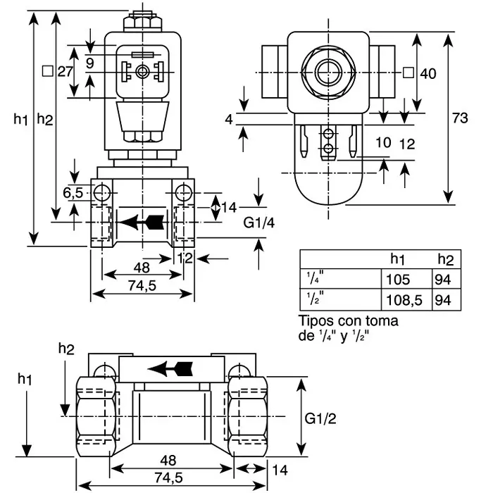Burkert Solenoid Valve 0 2 port(s) NC 230 V AC 1/2 inch, 76551