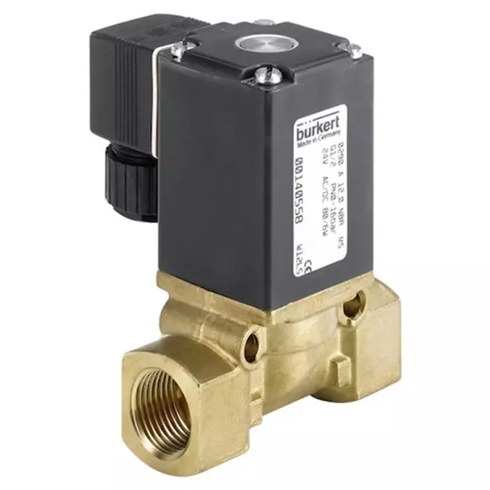 Burkert Solenoid Valve 0 2 port(s) NC 24 V AC/dc 1 inch, 53675