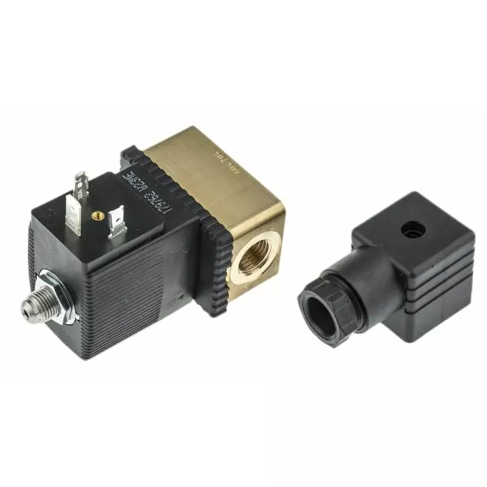 Burkert Solenoid Valve 3 port(s) NC 24 V DC 1/4 inch, 125348