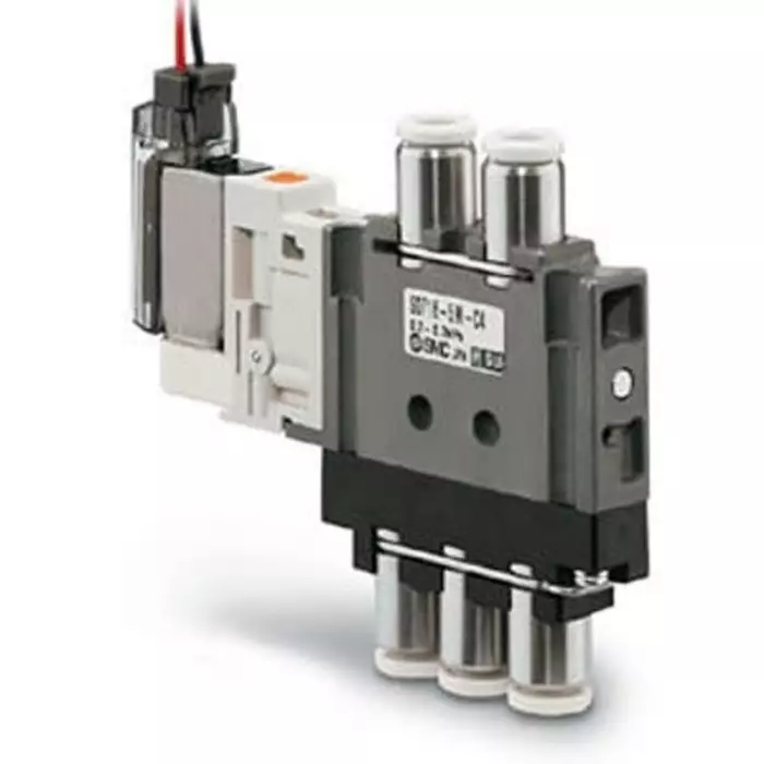 SMC 5 Port Solenoid Valve - Solenoid S0700 Series 24 V DC, S0715-5MO