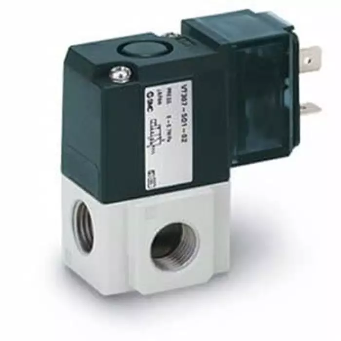 SMC 2 Position Single Pneumatic Solenoid Valve/Air G 1/8 VT307 Series 24 V DC, VT307V-5D1-01F-Q