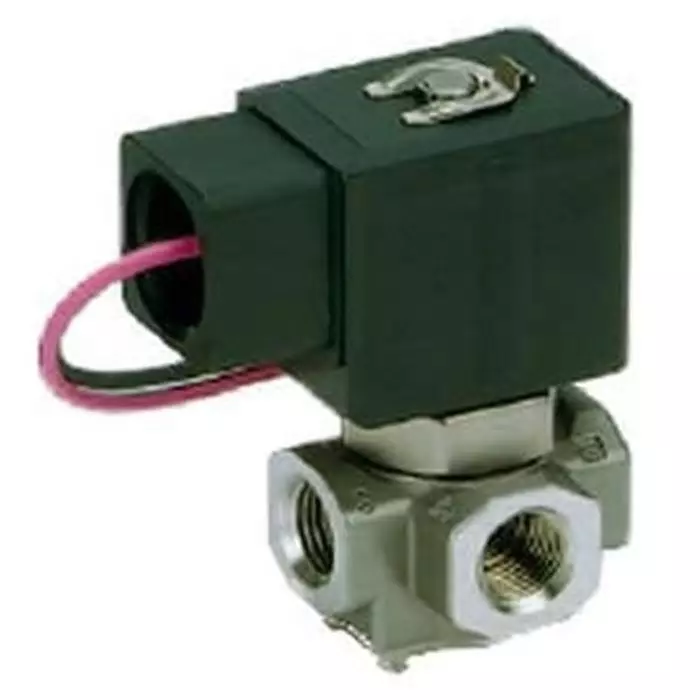 SMC Solenoid Valve, 3 port(s), 24 V DC, 1/4 inch, VX3324-02F-5DZ1