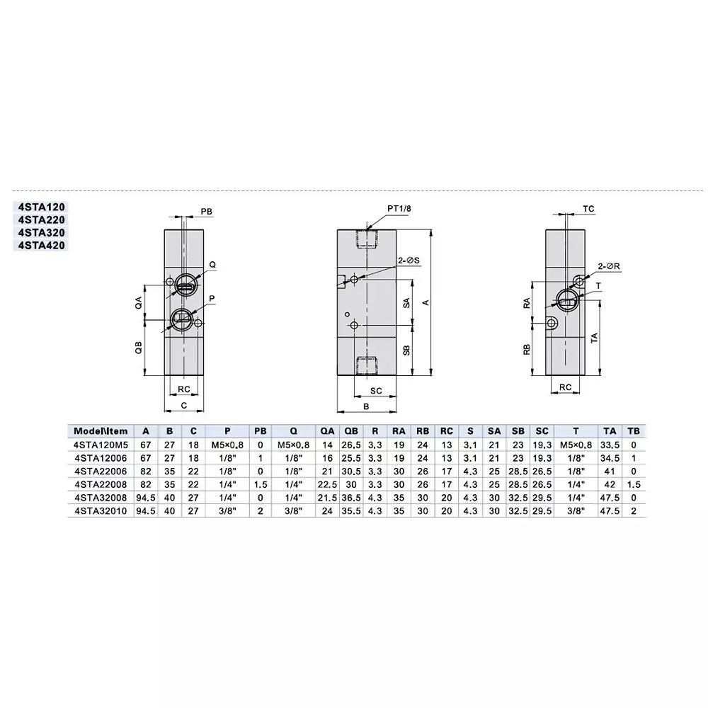 airtac-32-way-double-acting-solenoid-valve-g-18-inch-317-mm-port-size-and-aluminium-alloy-body-4sta120-06