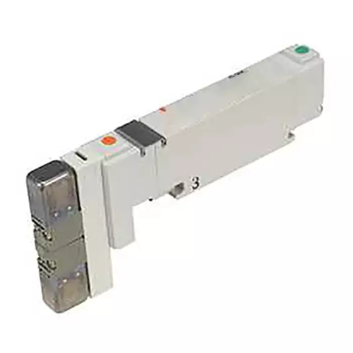 SMC Solenoid Valve Type VQ1000 Series 5 Port Die Cast Zinc Body and 24 V DC Rating, VQ1101N-51-Q