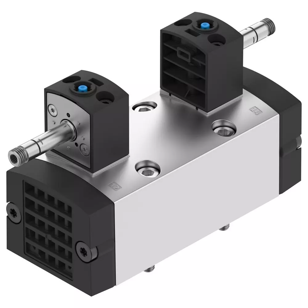 FESTO Solenoid Valve Piston Gate Valve Design 0.3 Mpa - 1 Mpa Operating Pressure, 8033755