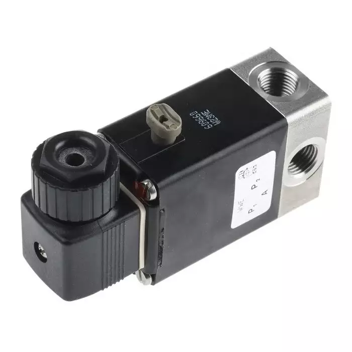 Burkert Solenoid Valve 0 3 port(s) NO/NC 230 V AC 1/4 inch, 21396