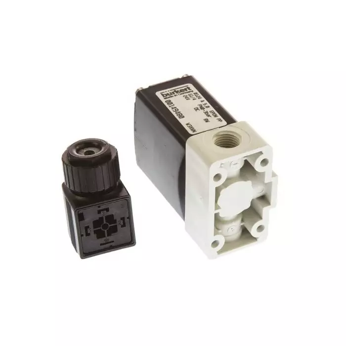 Burkert Solenoid Valve 0 2 port(s) NC 24 V DC 1/4 inch, 61321