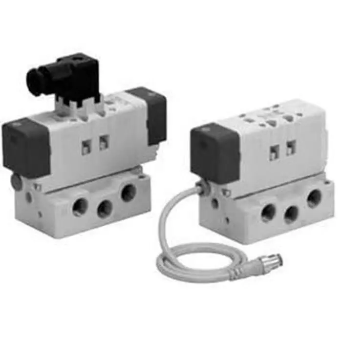 SMC Air Operated Pneumatic Solenoid Valve VQ7 Series 24 V DC, VQ7-6-FHG-D-3ZR-Q