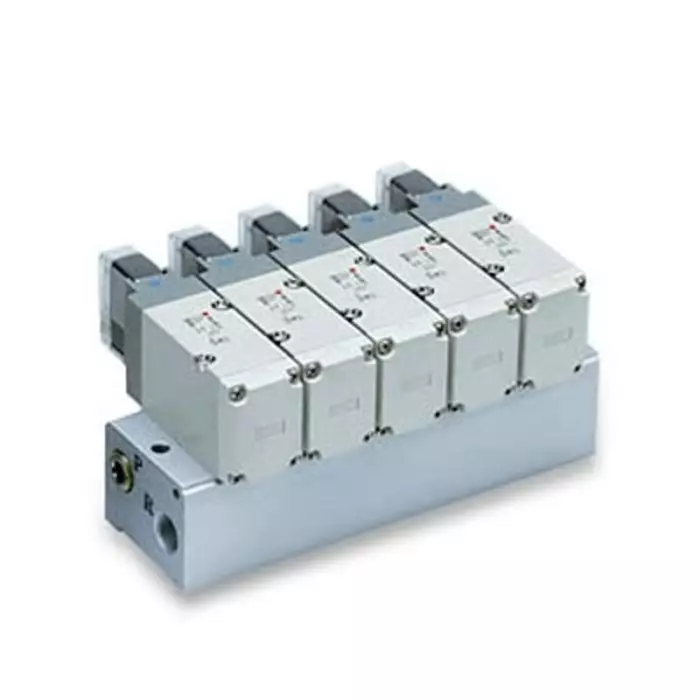 SMC 3 Port Solenoid Valve - Solenoid G 1/4 VP300 Series 220V ac, VV3P3-41-021-02F