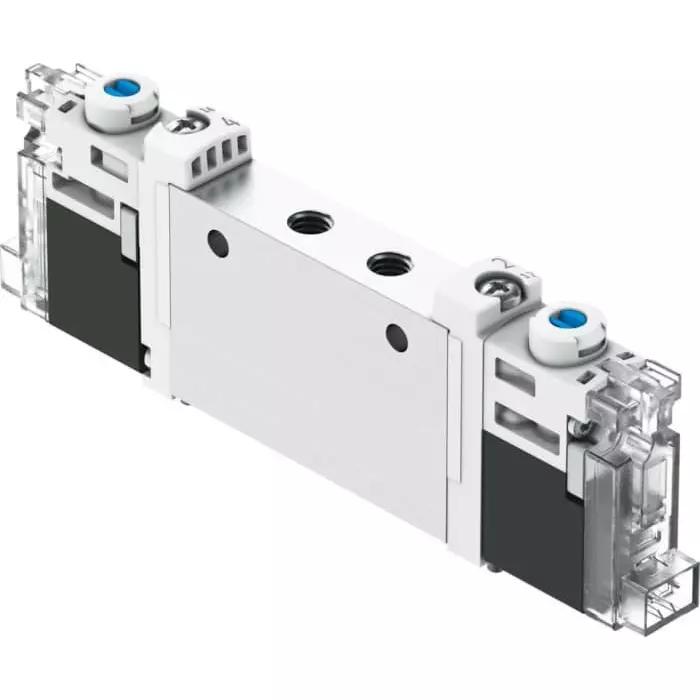 Festo Two Directional Flow Pneumatic Solenoid Valve VUVG M7 Connection Port, VUVG-L10-T32C-MT-M7-1H2L-F1A
