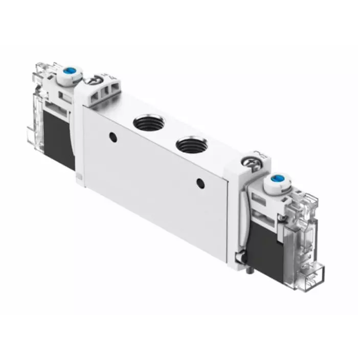 Festo Pneumatic Solenoid Valve VUVG G 1/8 Connection Port, VUVG-L14-T32H-MZT-G18-1H2L-F1A