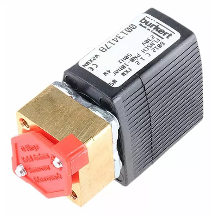 Burkert Solenoid Valve 3 port(s) NC 230 V AC, 134178