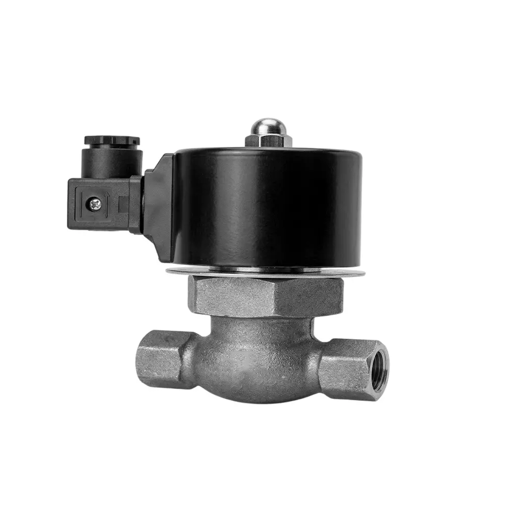 Spac Direct Acting Solenoid Valve Black 12.7 mm for Steam & Hot Oil, US-15 DIN