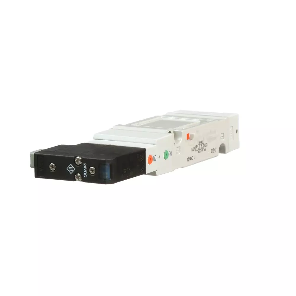 smc-solenoid-valve-type-sv1000-series-5-port-2-position-single-actuation-and-24-v-dc-rating-sv1100-5fu