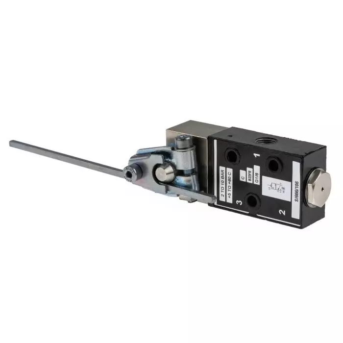 Norgren Pneumatic Manual Control Valve Rod Lever 3/2 S/666 Series G 1/8 1/8in III B, S/666/106