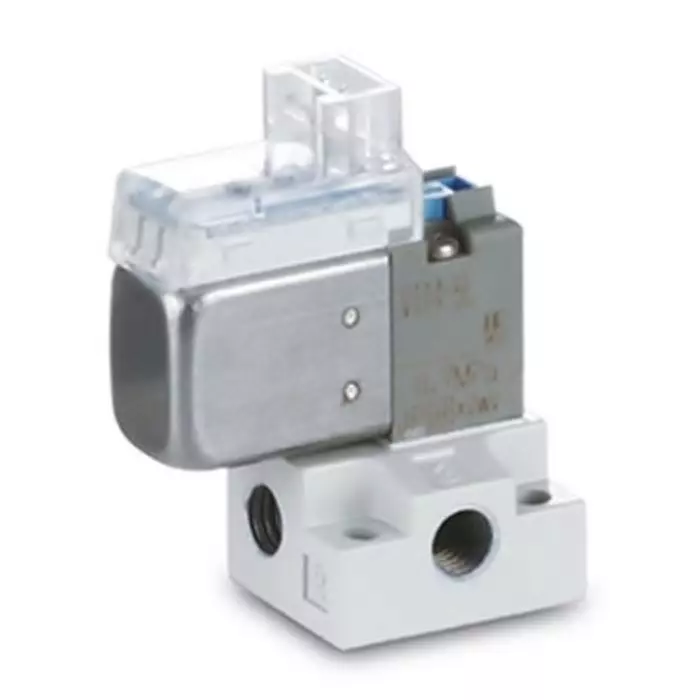 SMC 3 Port Solenoid Valve - Solenoid V100 Series 24 V DC, V114T-5GZ