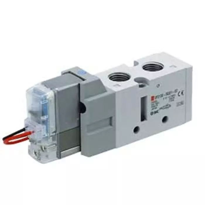 SMC 2 Position Double Pneumatic Solenoid Valve G 1/4 VF3000 Series 220V ac, VF3233-4YD1-02F