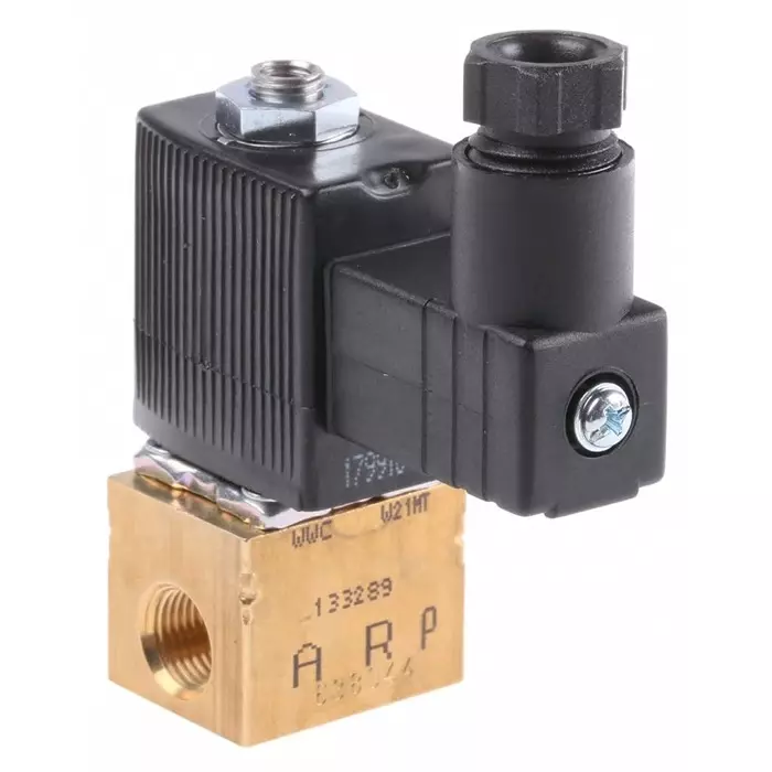 Burkert Solenoid Valve 3 port(s) NC 24 V DC 1/8 inch, 134163