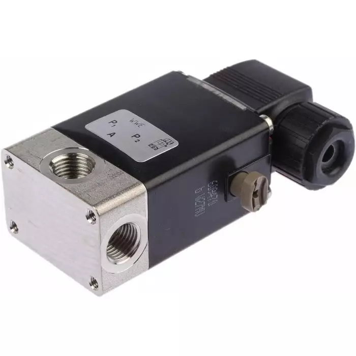 Burkert Solenoid Valve 0 3 port(s) NO/NC 24 V DC 1/4 inch, 41037