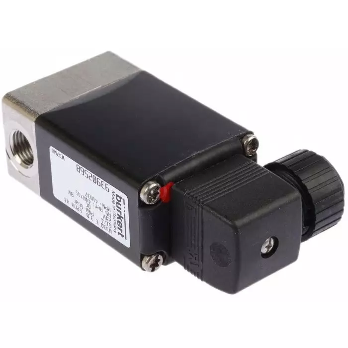 Burkert Solenoid Valve 0 3 port(s) NO/NC 24 V DC 1/4 inch, 41037