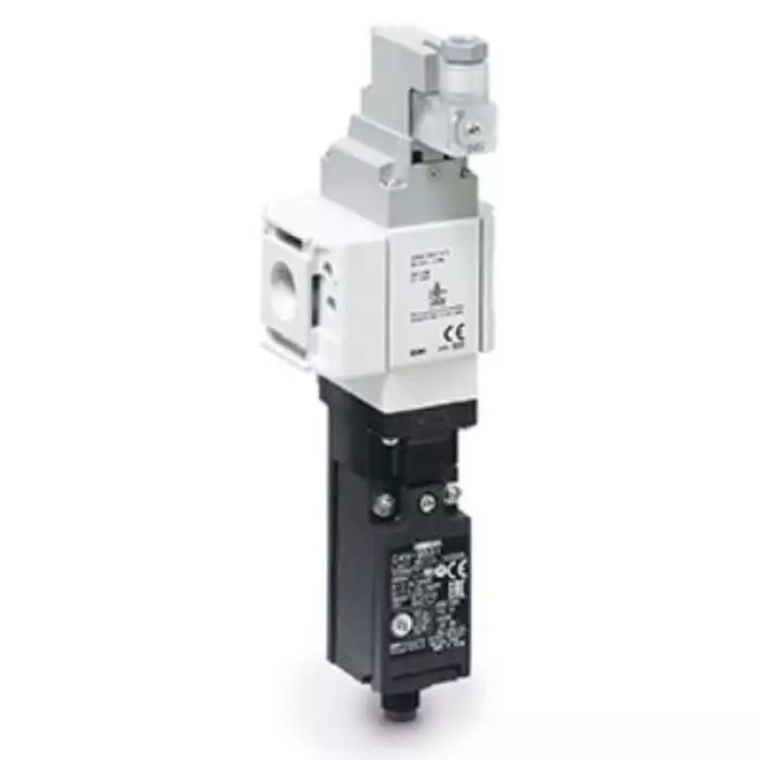 SMC Residual Pressure Exhaust Valve Pneumatic Solenoid Valve - Electrical G 1/2 AC-D Series, VP746-5YZ1-M-DS