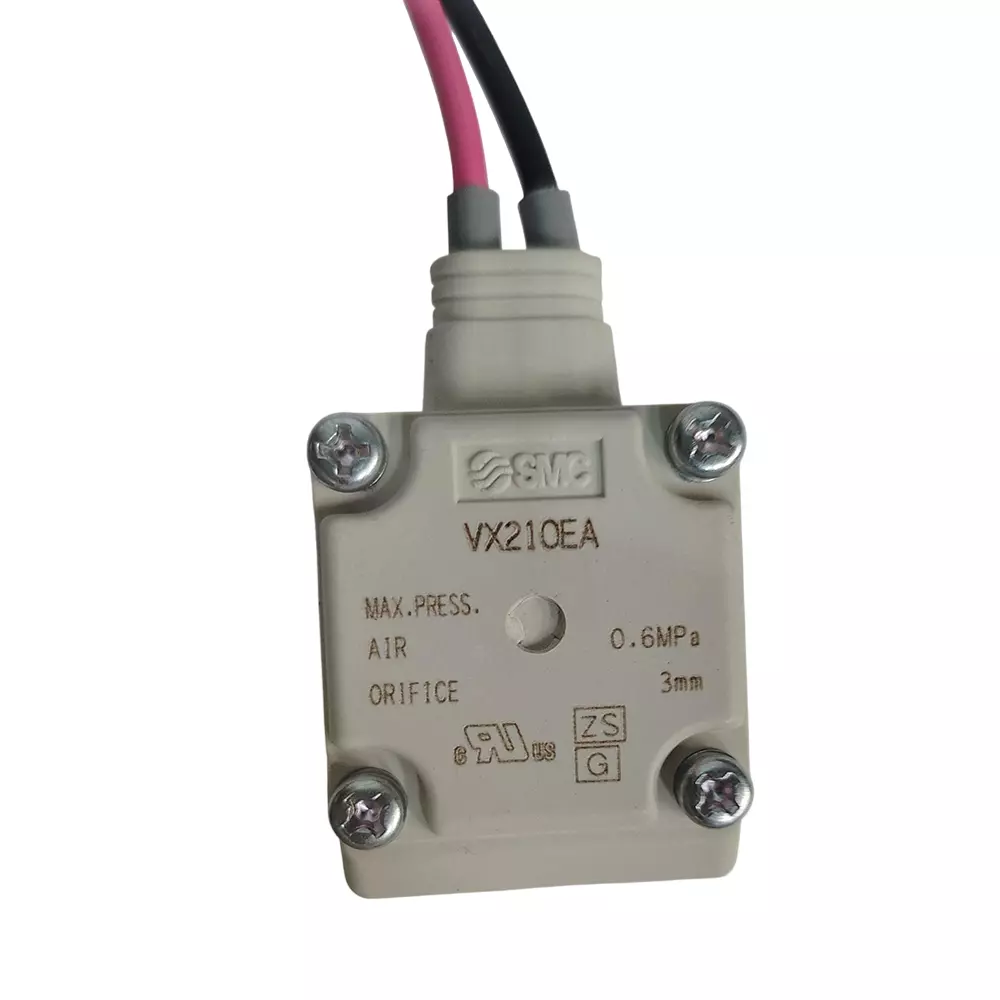 SMC Solenoid Valves 0.6 Mpa Pressure 3 mm Orifice Diameter 24 VDC, VX210EA