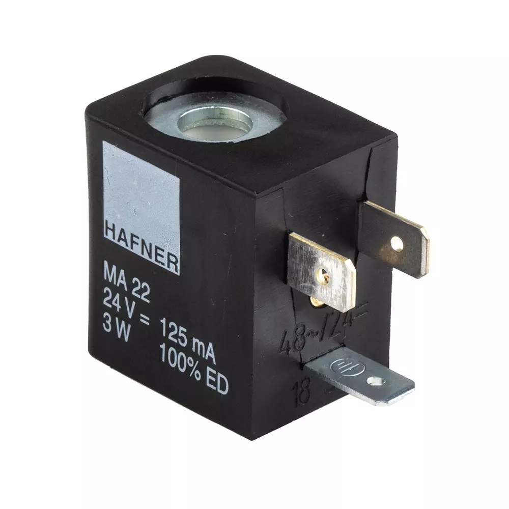 RS PRO Replacement Solenoid Coil Solenoid Valve Coil 24 V DC, 7840082