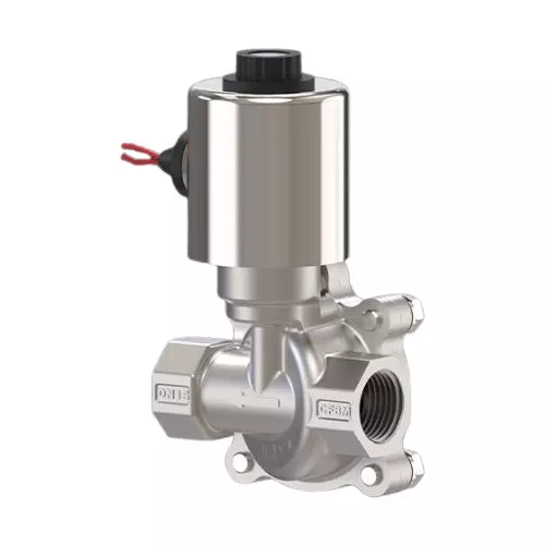 Uflow 230 V 2½ inch Screwed (NC) Stainless Steel Pilot Operated 2/2 Way Solenoid Valve PCN-9E