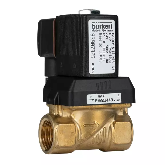 Burkert Solenoid Valve 2 port(s) NC 24 V AC 1/2 inch, 221603