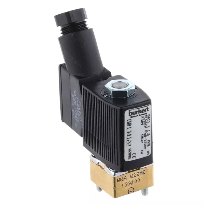 Burkert Solenoid Valve 2 port(s) NC 230 V AC, 134122