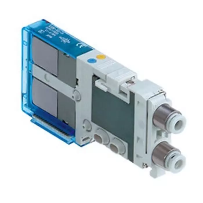 SMC 3 Position Closed Center Pneumatic Solenoid Valve One-Touch Fitting 4 mm SJ2000 Series 24 V DC, SJ2360-5CU-C4