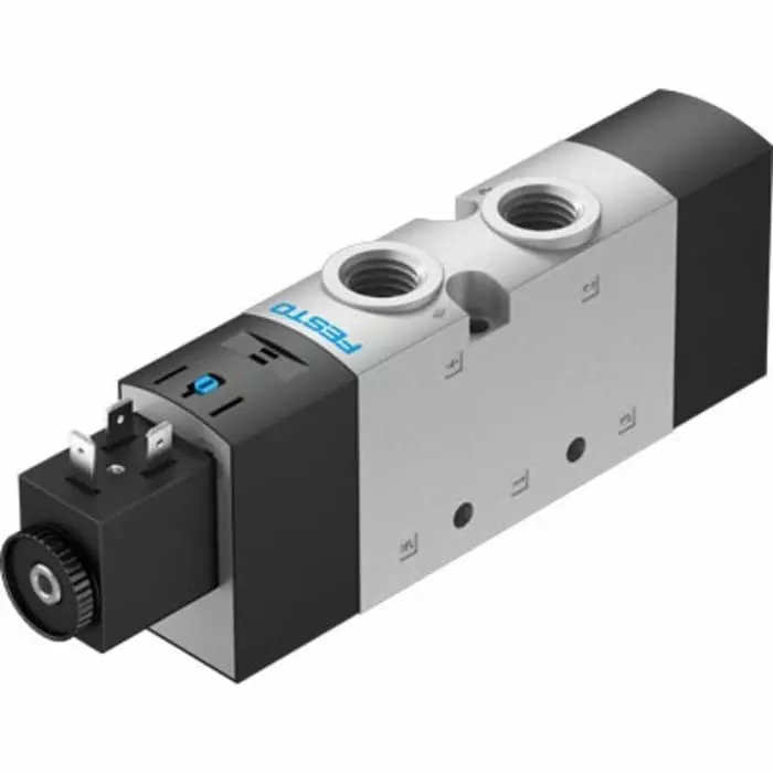 Festo Pneumatic Solenoid Valve 3/8 inch, VUVS-LT30-M52-MD-G38-F8-1B2
