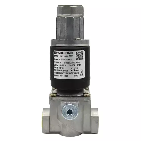 Brahma Solenoid Gas Valve 230 V 20 VA, EG12LGMO
