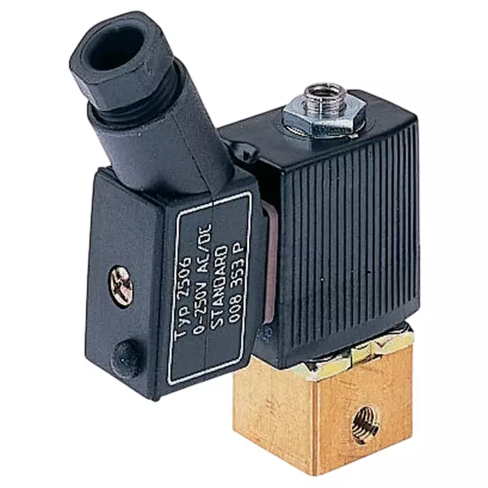 Burkert Solenoid Valve 3 port(s) NC 24 V DC 1/8 inch, 134155