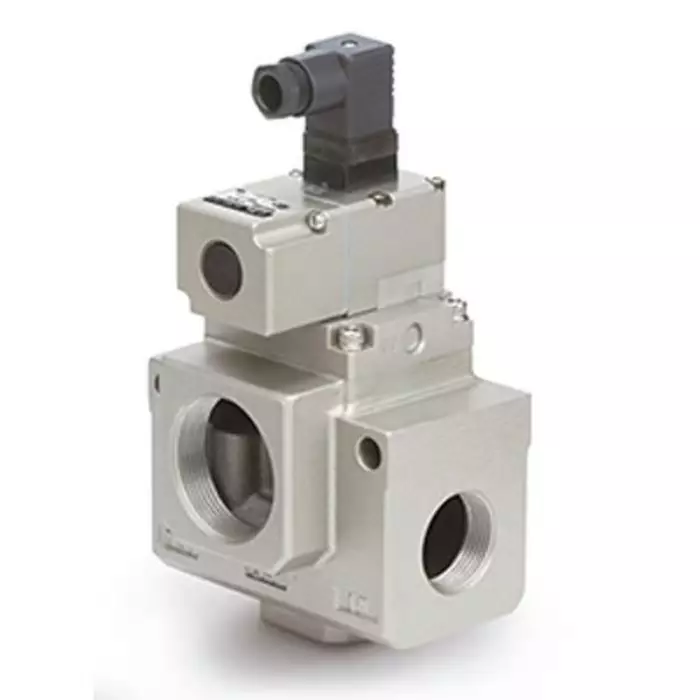 SMC Air Operated Pneumatic Solenoid Valve/Air VP3165 Series 24 V DC, VP3165-105DA-Q
