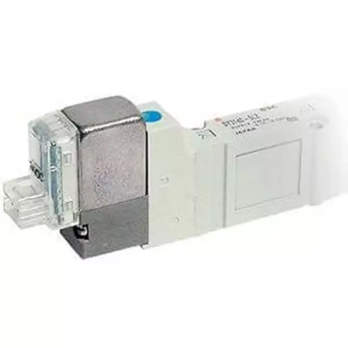 SMC 3 position Closed Center Pneumatic Solenoid Valve One-touch Fitting 8 mm SY7000 Series 24 V DC, SY7320-5DZ-C8F-Q