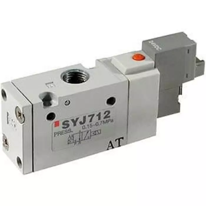 SMC Normally Closed Pneumatic Solenoid Valve G 1/8 SYJ7000 Series 220V ac, SYJ712M-4DOD-01F-Q