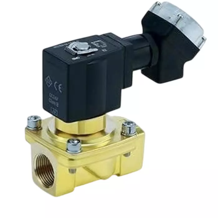 SMC Solenoid Valve, 2 port(s), NC, 24 V, 1 inch, VXEZ2360-10F-5DO1