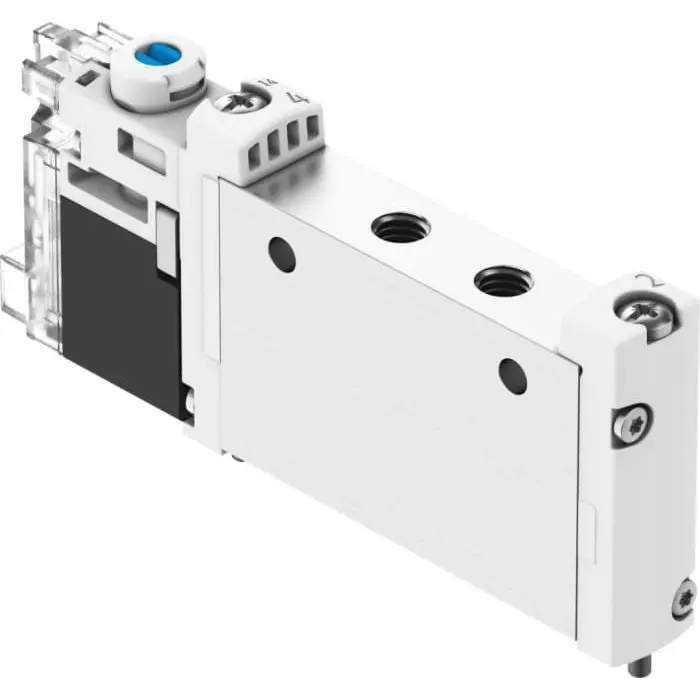 Festo Two Directional Flow Pneumatic Solenoid Valve VUVG M5 Connection Port, VUVG-L10-M52-MT-M5-1H2L-F1A