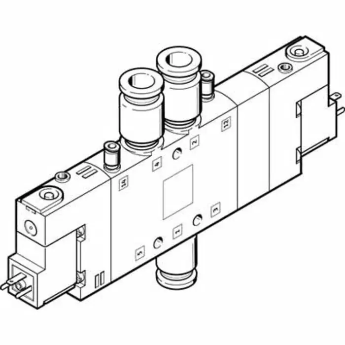 Festo Pneumatic Solenoid Valve 8 mm, CPE18-M1H-5/3BS-QS-8