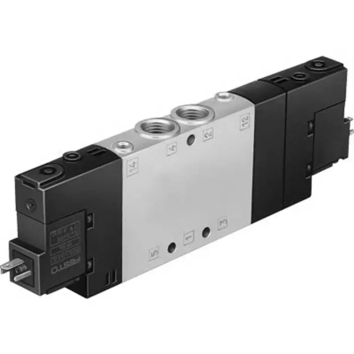 Festo Pneumatic Solenoid Valve 1/4 inch, CPE18-M2H-5/3BS-1/4