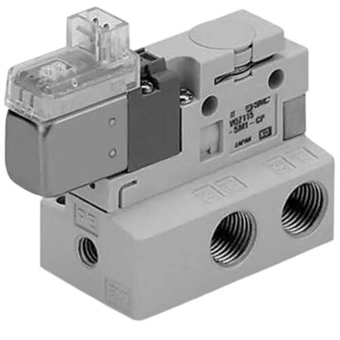 SMC 2 Position Single Pneumatic Solenoid Valve VQZ Series 24 V DC, VQZ115-5L1-CP-Q