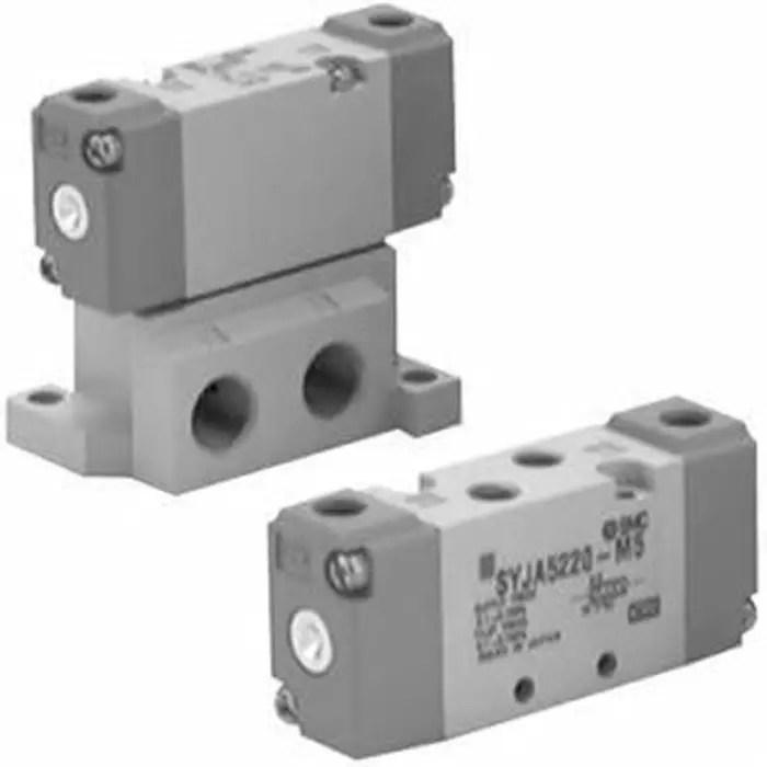 SMC Solenoid Valve - Air M5 SYJA500 Series, SYJA522-M5-F