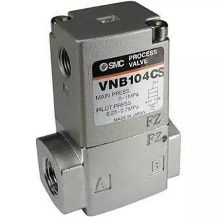 SMC Pneumatic Control Valve, 2 port(s), NC, 3/4 inch, VNB304B-F20A