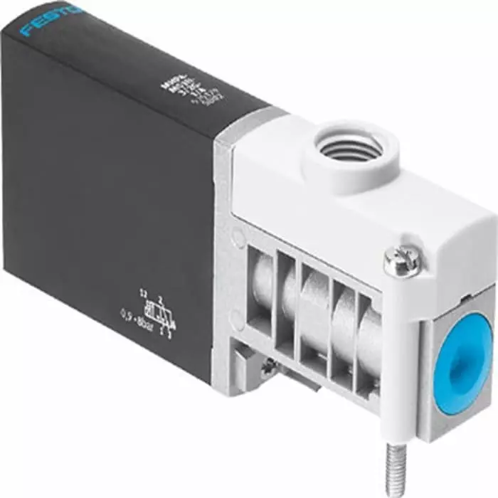 Festo Monostable, Open Solenoid Valve MHP4, MHP4-MS1H-3/2O-1/4