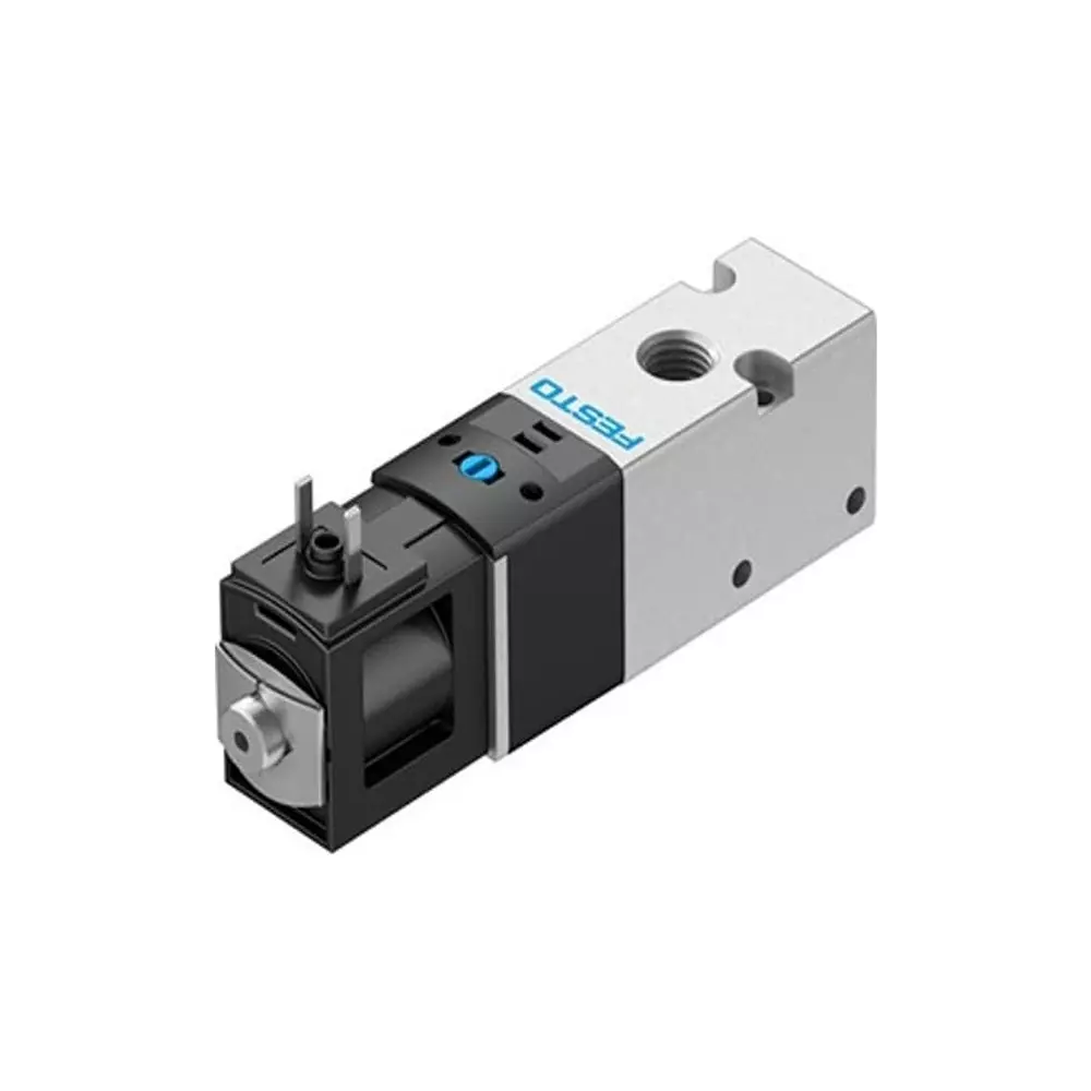 Festo Pneumatic Solenoid Valve VUVS G 1/8 Connection Port, VUVS-LK20-M32C-AD-G18-1C1+GL-S
